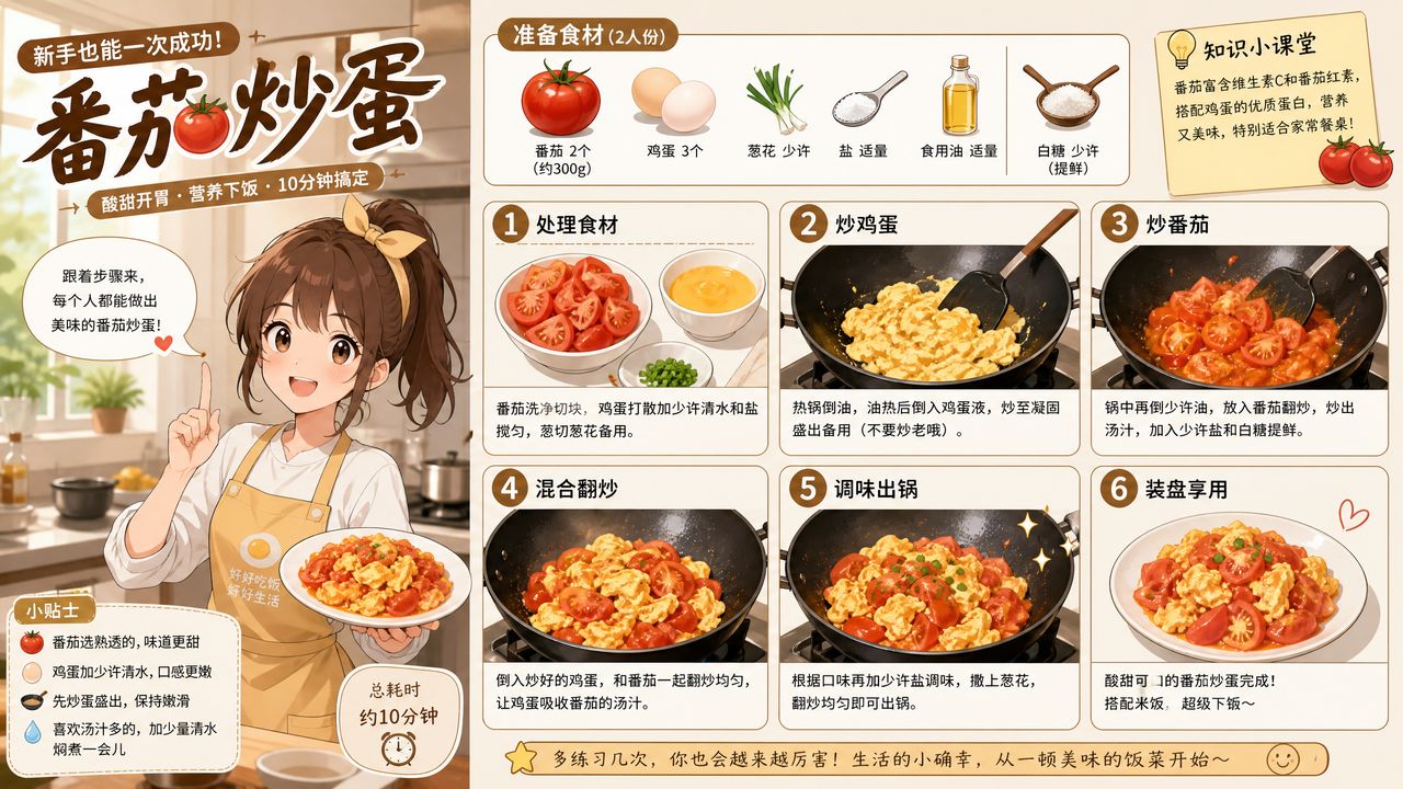 探花美食动漫教程·家常菜动漫演示